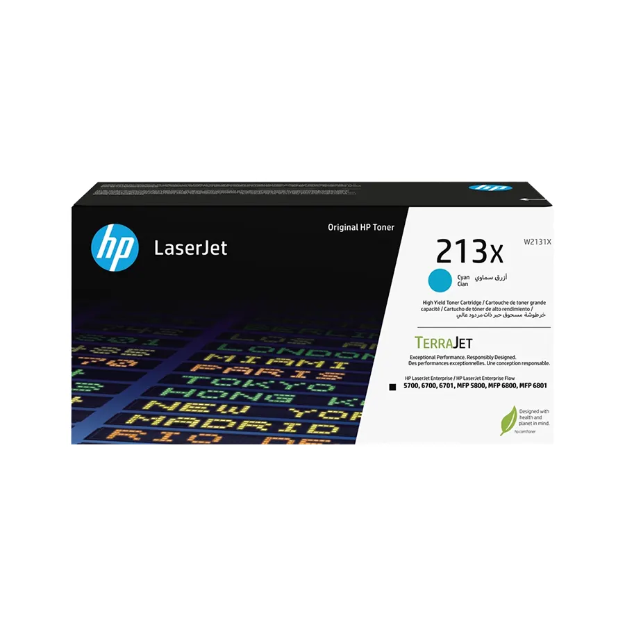 Original HP 213X Toner Cyan (W2131X)