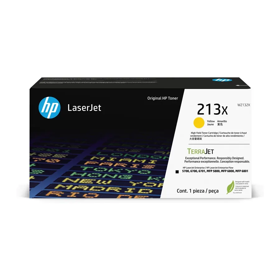 Original HP 213X Toner Gelb (W2132X)