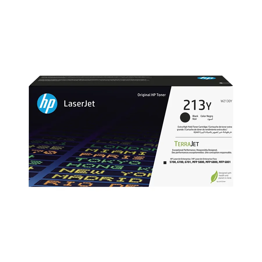 Original HP 213Y Toner Schwarz (W2130Y)