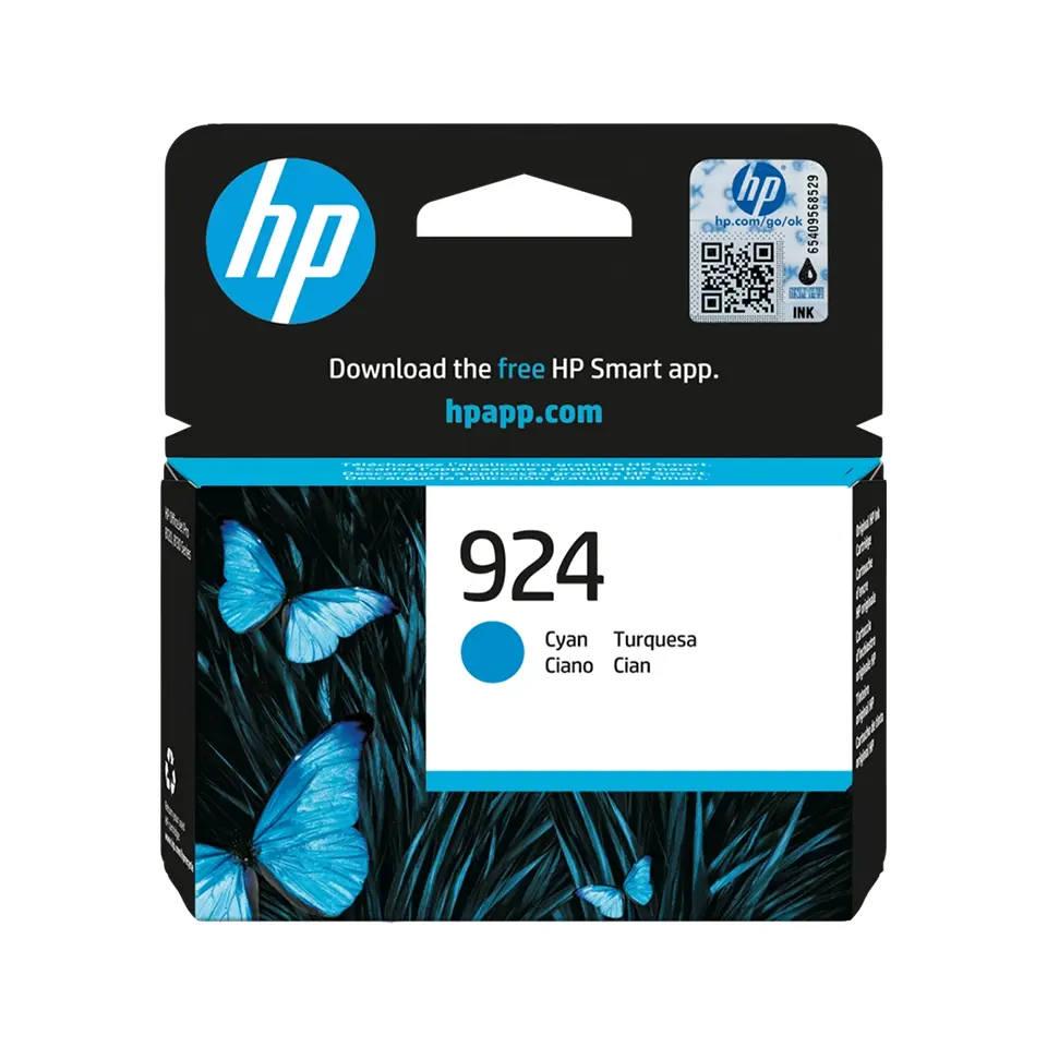 Original HP 924 Cyan Druckerpatrone (4K0U3NE)