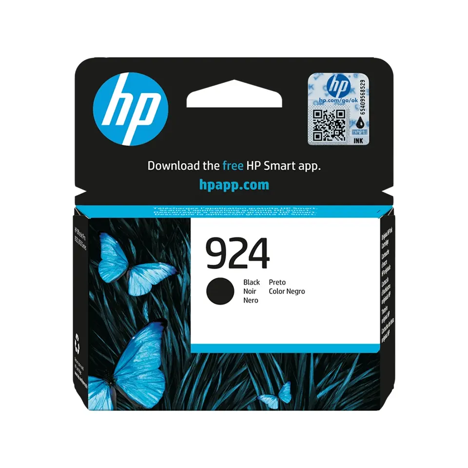 Original HP 924 Schwarz Druckerpatrone (4K0U6NE)