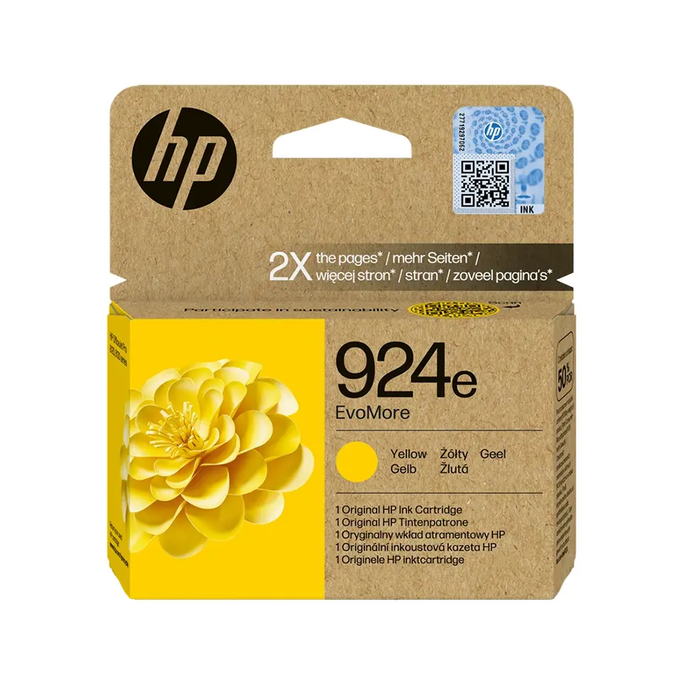 Original HP 924e Gelb Druckerpatrone EvoMore (4K0U9NE)