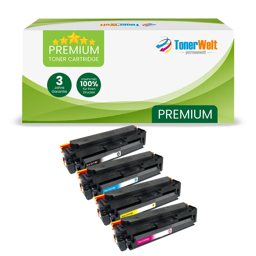 Kompatibel zu Canon T12 Toner Spar-Set (4 Stk.)