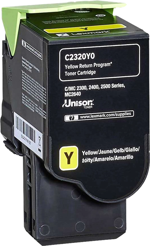 Original Lexmark C2320Y0 Toner Yellow