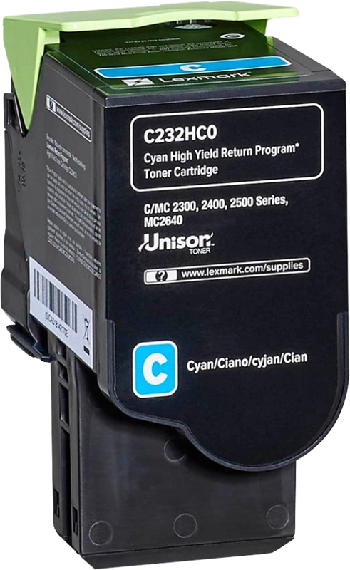 Original Lexmark C232HC0 Toner Cyan