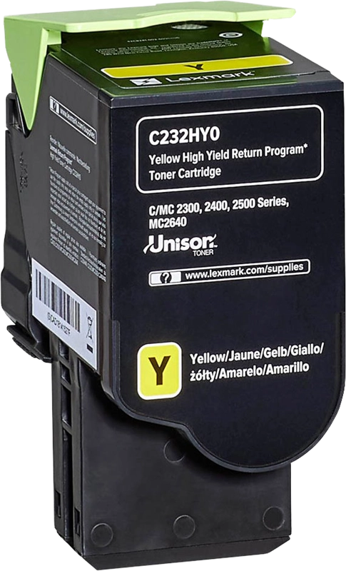 Original Lexmark C232HY0 Toner Yellow