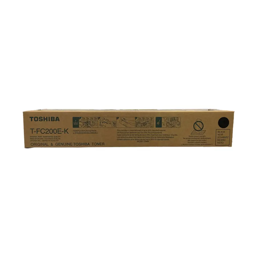 Original Toshiba T-FC200E Toner Schwarz (6AJ00000123)