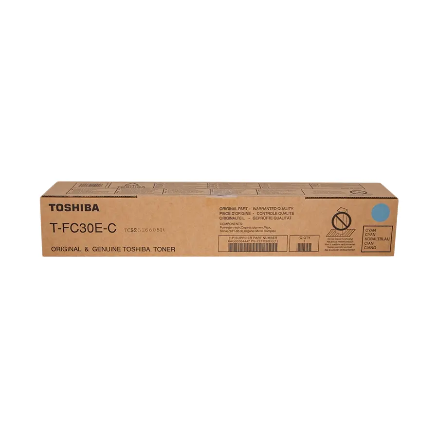 Original Toshiba T-FC30EC Toner Cyan (6AG00004447)